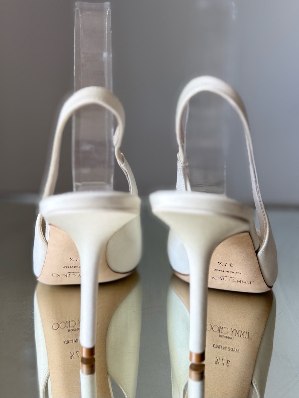 Jimmy Choo Love 85 satin slingback pumps
$850 37.5 - Picture 9 of 13